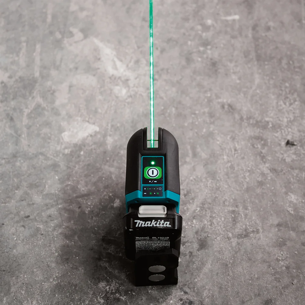 Akku-Kreuzlinienlaser grün